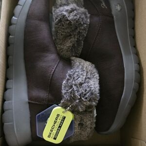 Skechers Chocolate On-The-Go Joy Boots